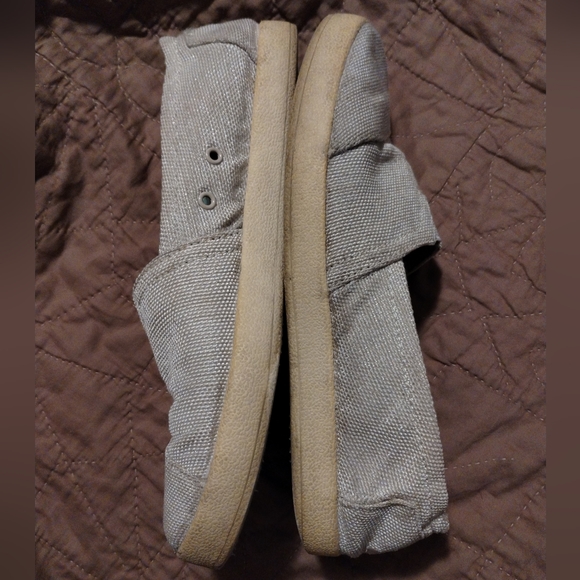 Toms Slip On Loafer Sneaker Fabric Flat Womens 7.5 - Picture 4 of 5